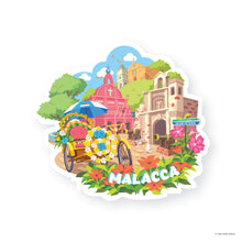 Load image into Gallery viewer, Malaysia Shaped Postcard Set A
