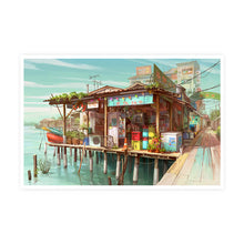 Load image into Gallery viewer, PCL01 Happy Snack Bar Postcard
