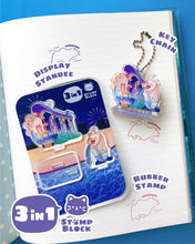 Load image into Gallery viewer, The Night Lights of Singapore - Stamp Block