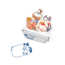 Load image into Gallery viewer, Purrfect Stamp Block 'Summertime PikuNeko'