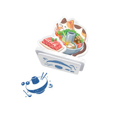 Load image into Gallery viewer, Purrfect Stamp Block 'Sukiyaki Purradise'