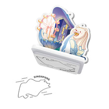 Load image into Gallery viewer, The Night Lights of Singapore - Stamp Block