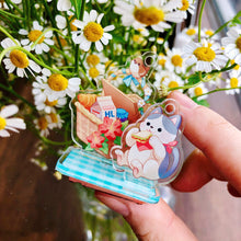 Load image into Gallery viewer, Purrfect Stamp Block 'Summertime PikuNeko'