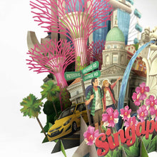 Load image into Gallery viewer, 360 3D Greetings Card: Singapore in a Glimpse