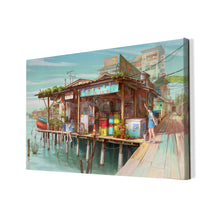 Load image into Gallery viewer, The Happy Snack Bar - Canvas Wall Art