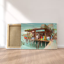 Load image into Gallery viewer, The Happy Snack Bar - Canvas Wall Art