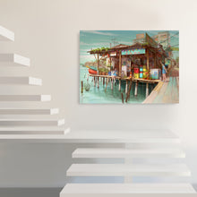 Load image into Gallery viewer, The Happy Snack Bar - Canvas Wall Art
