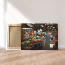 Load image into Gallery viewer, Canvas Traditional Market
