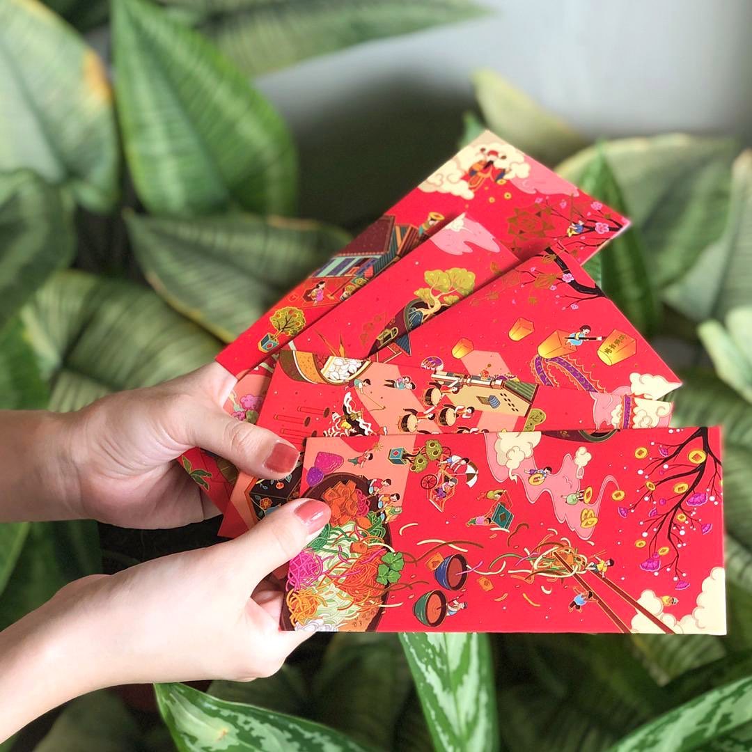Image 466: Triple Happiness Red Packet