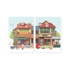 Pop Up Postcard :Traditional Sundry and Chinese Medicinal Herbs Shop