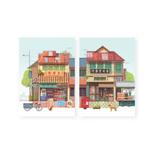 Load image into Gallery viewer, Pop Up Postcard :Traditional Sundry and Chinese Medicinal Herbs Shop