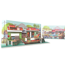 Load image into Gallery viewer, Pop Up Postcard: The Rhythm of Fishing Village