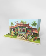 Load image into Gallery viewer, Pop Up Postcard: A Tale of Kampung House PUC01
