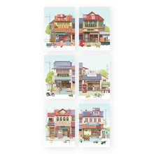 Load image into Gallery viewer, Pop Up Postcard: Shophouse Set (6in1)