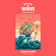 Load image into Gallery viewer, A3 Premium Poster: Ride My Wave
