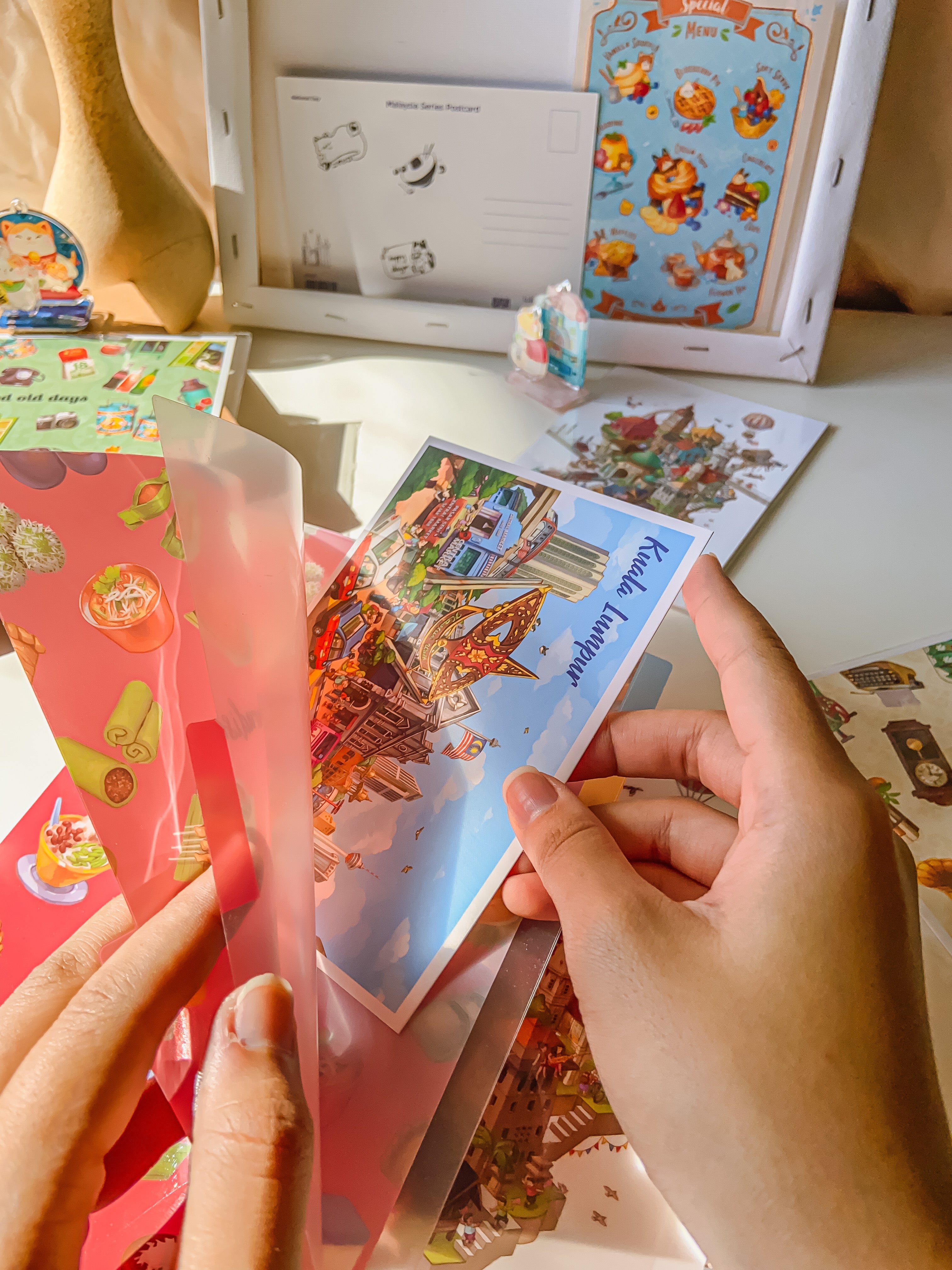 A5 L'Shape Folder (3 pockets) – Loka Made