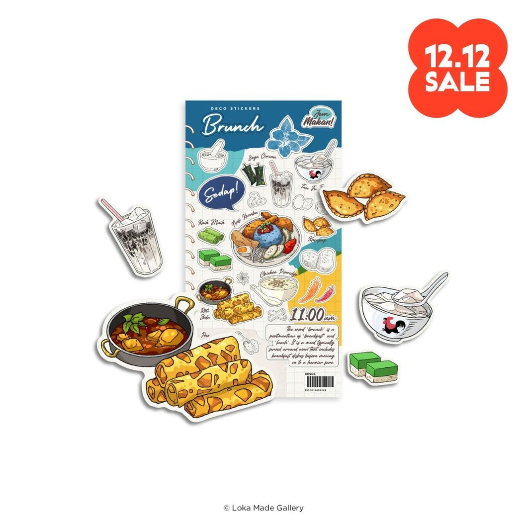 Jom Makan Brunch! - Deco Sticker