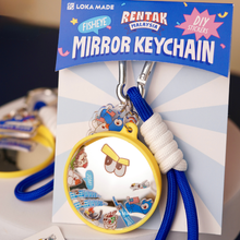 Load image into Gallery viewer, Rentak Malaysia - Mirror Keychain
