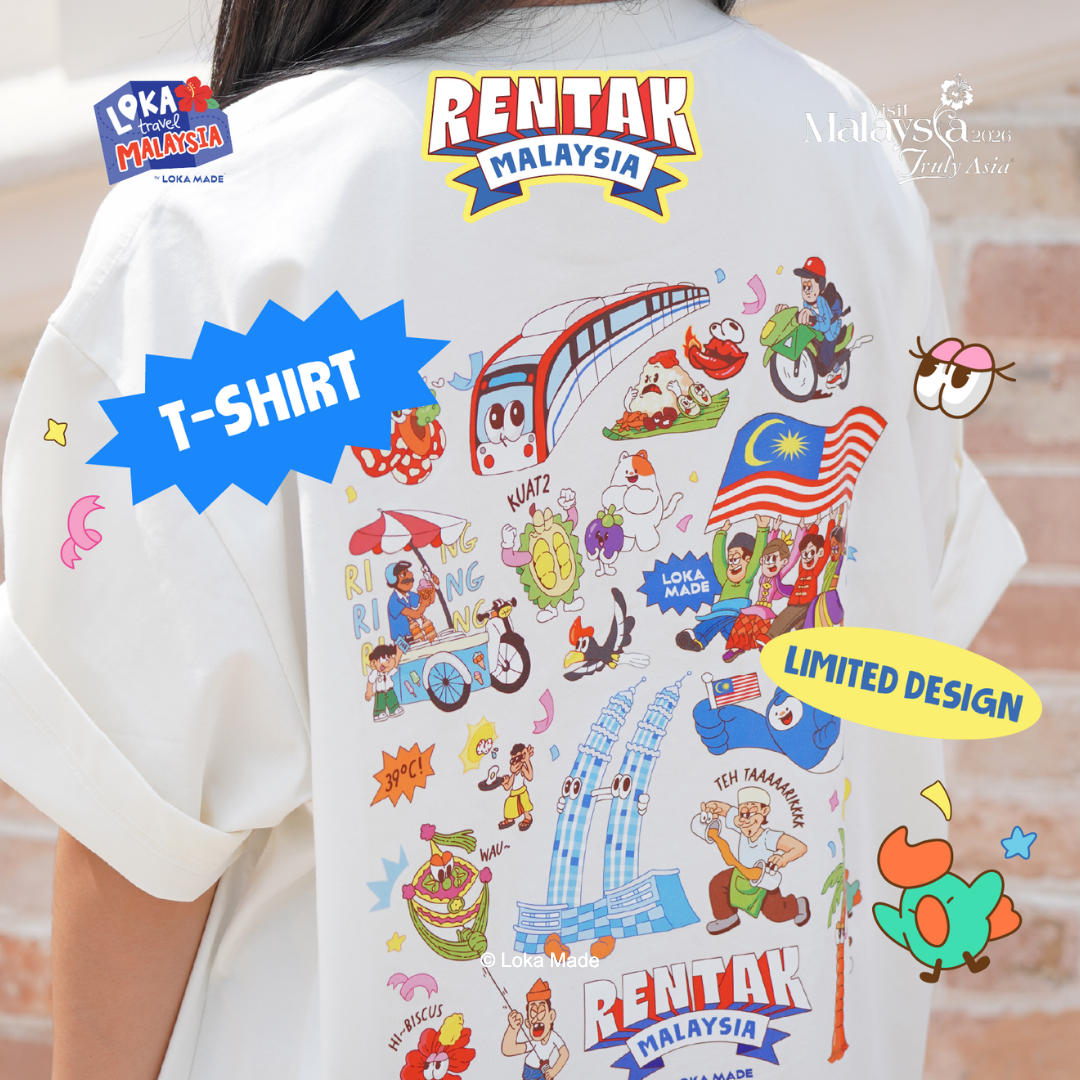 Rentak Malaysia: Loka Travel Malaysia (White Tee)