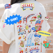 Load image into Gallery viewer, Rentak Malaysia: Loka Travel Malaysia (White Tee)
