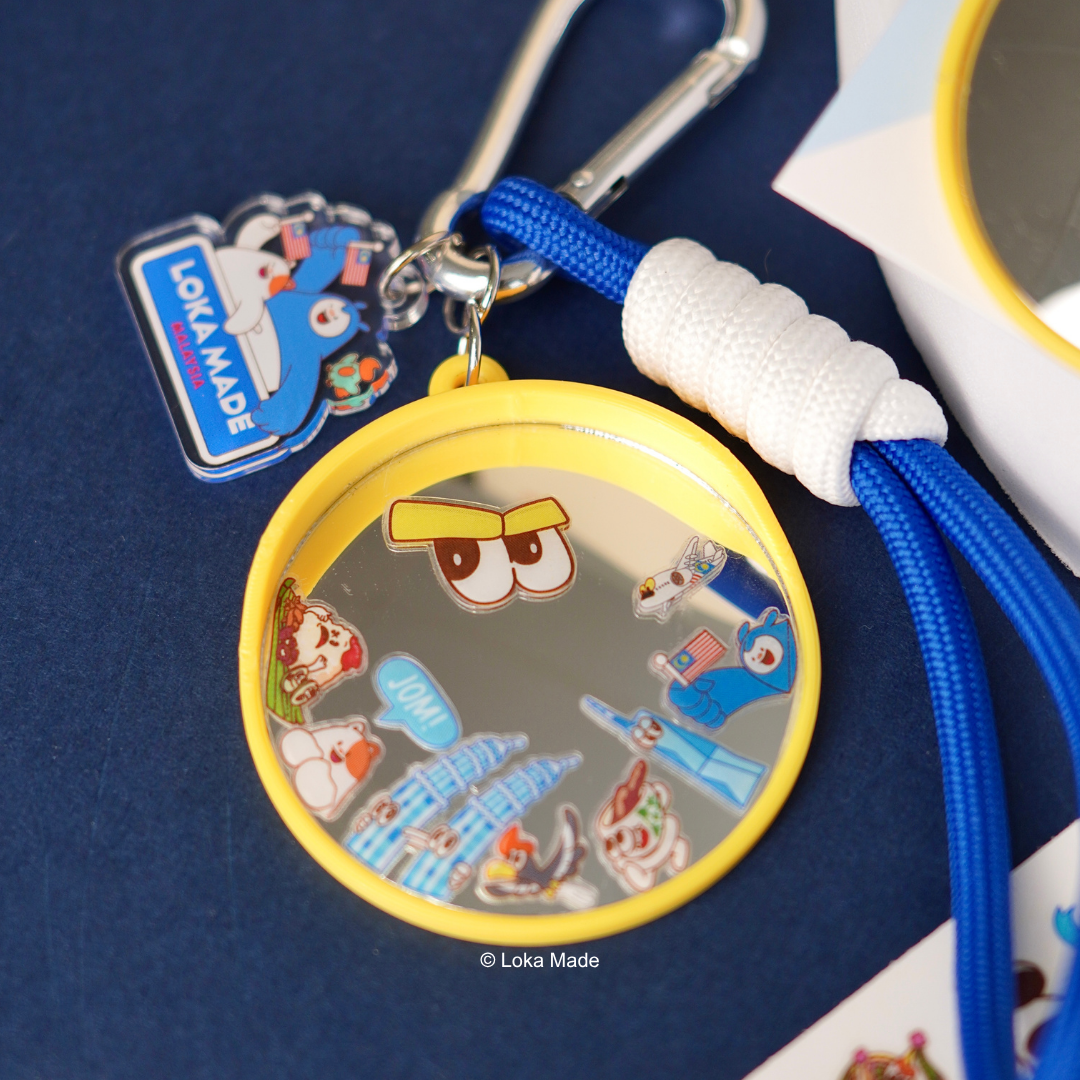Rentak Malaysia - Mirror Keychain