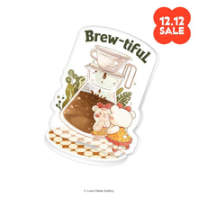 Load image into Gallery viewer, Coffeelogy &#39;Brew-tiful&#39; - Standee Clip Stamp
