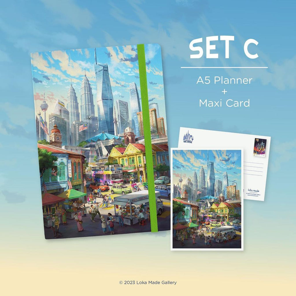 (Pre-order) Together We Rise Set C (A5 Planner + Maxi Card)