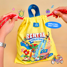 Load image into Gallery viewer, Rentak Malaysia - Drawstring Bag
