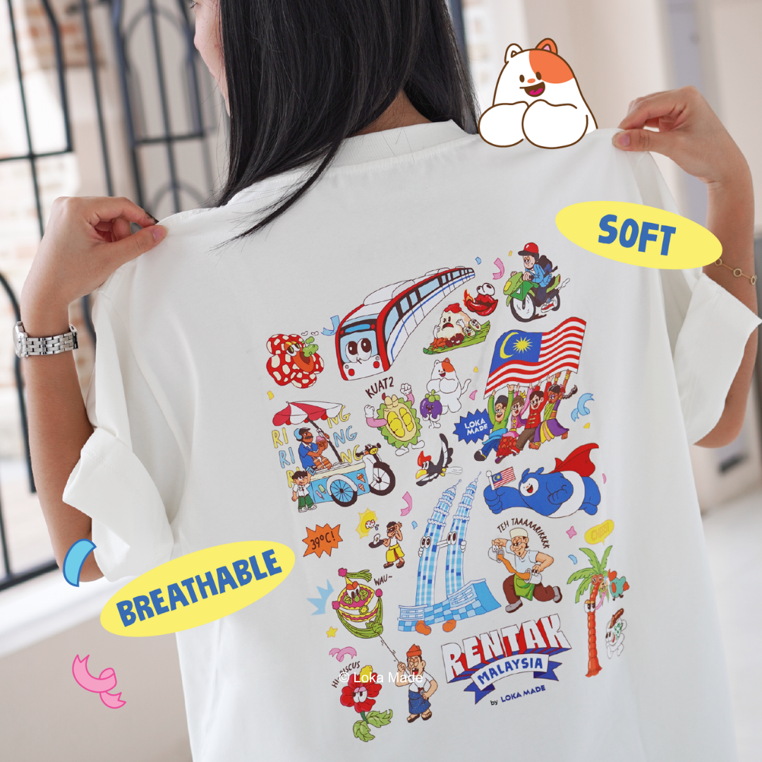 Rentak Malaysia: Loka Travel Malaysia (White Tee)