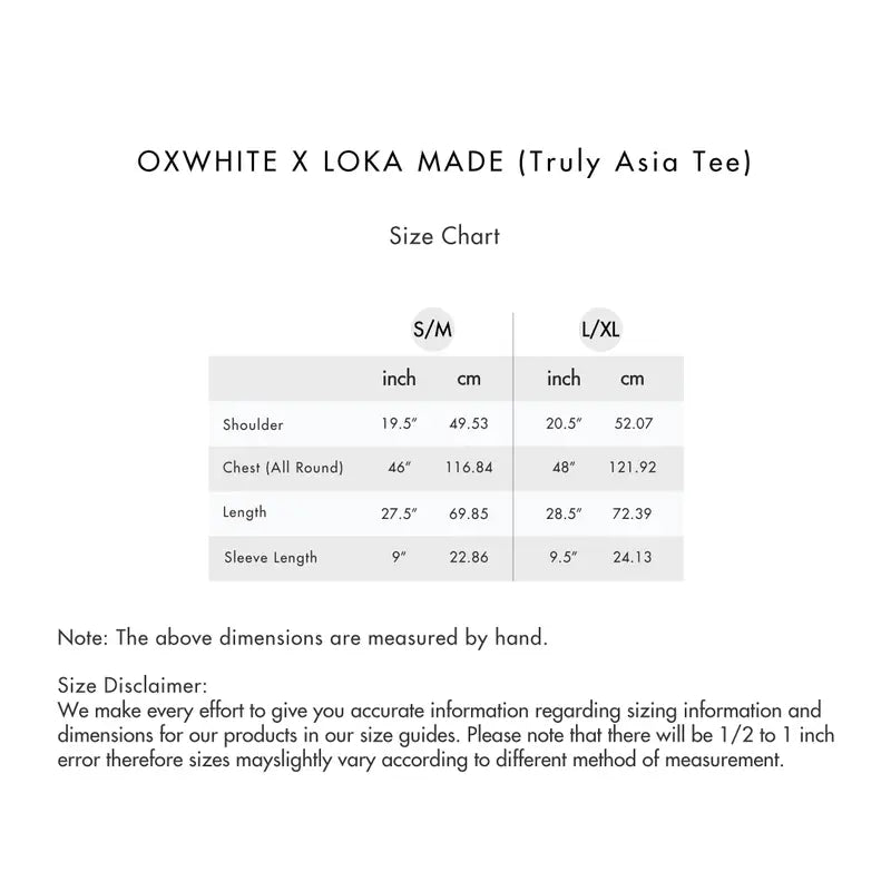 Oxwhite x Loka Made Truly Asia Print Tee: Cari Haiwan