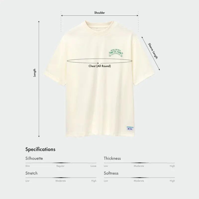 Oxwhite x Loka Made Truly Asia Print Tee: Cari Haiwan