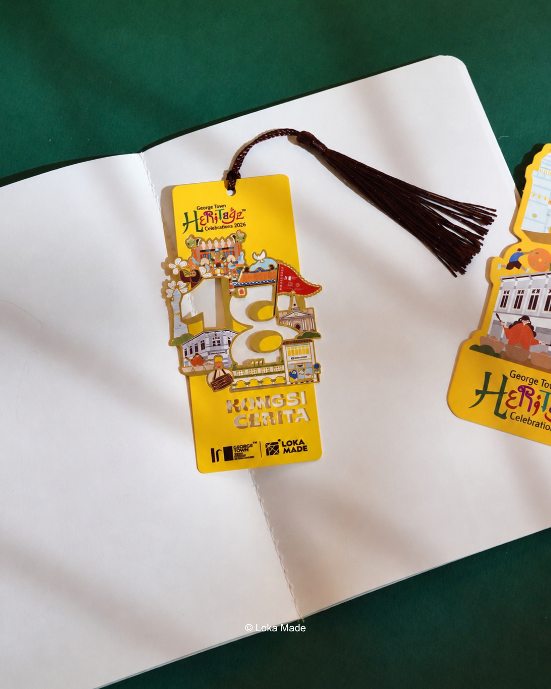 George Town Heritage Celebrations 2026: Kongsi Cerita - Metal Bookmark