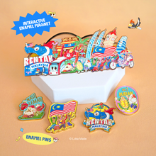 Load image into Gallery viewer, Rentak Malaysia: Ini Barulah Malaysia - Enamel Magnet
