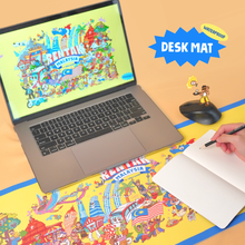 Load image into Gallery viewer, Rentak Malaysia - Desk Mat
