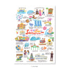 (Pre-Order) Loka Made A3 Premium Poster: Doodle Land - Singapore