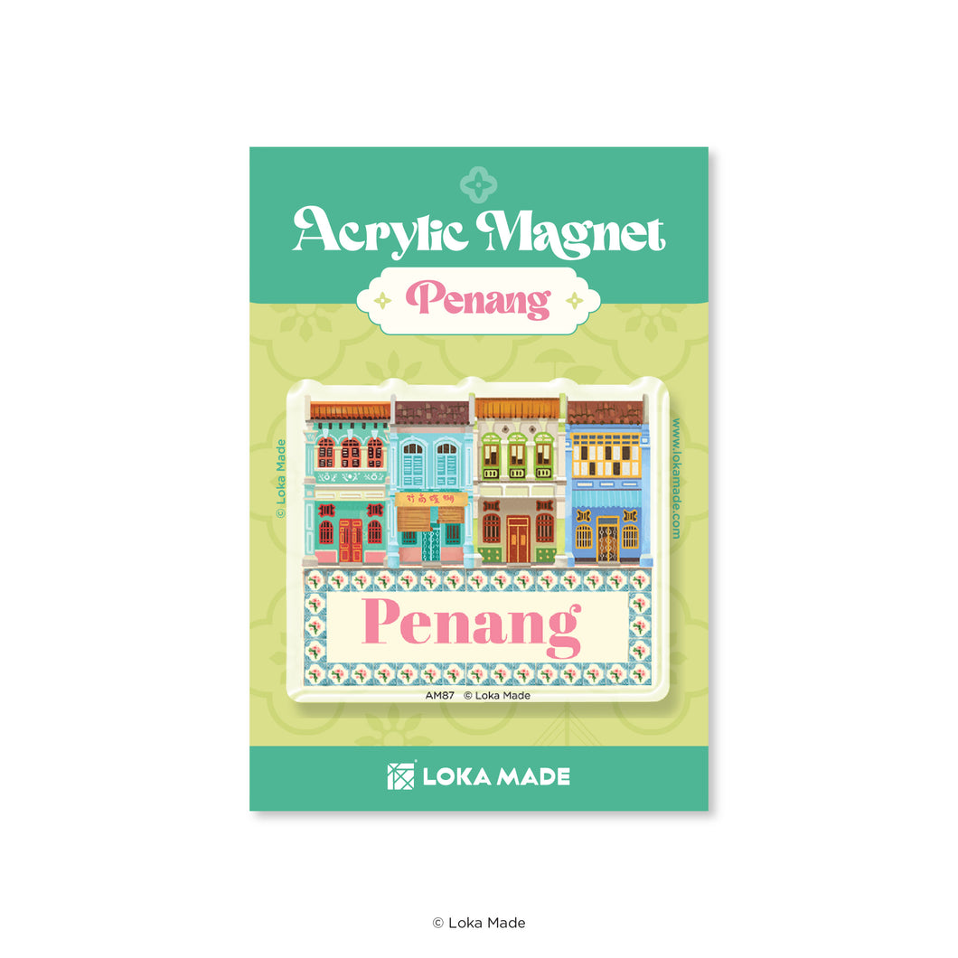 Acrylic Magnet: Heritage Lane | Loka Made