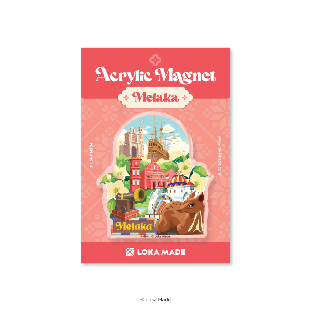 Melaka's Hidden Realm - Acrylic Magnet
