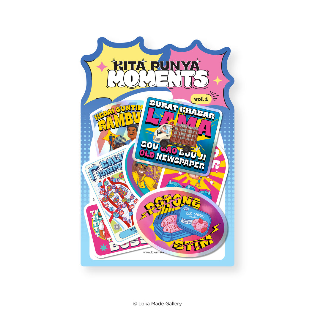 Kita Punya Moments Vol.1 - Waterproof Sticker