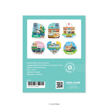 Load image into Gallery viewer, Adventure Seals Luggage Sticker Stories from Penang’s Corners
