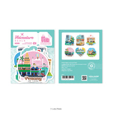 Load image into Gallery viewer, Adventure Seals Luggage Sticker Stories from Penang’s Corners

