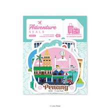 Load image into Gallery viewer, Adventure Seals Luggage Sticker Stories from Penang’s Corners
