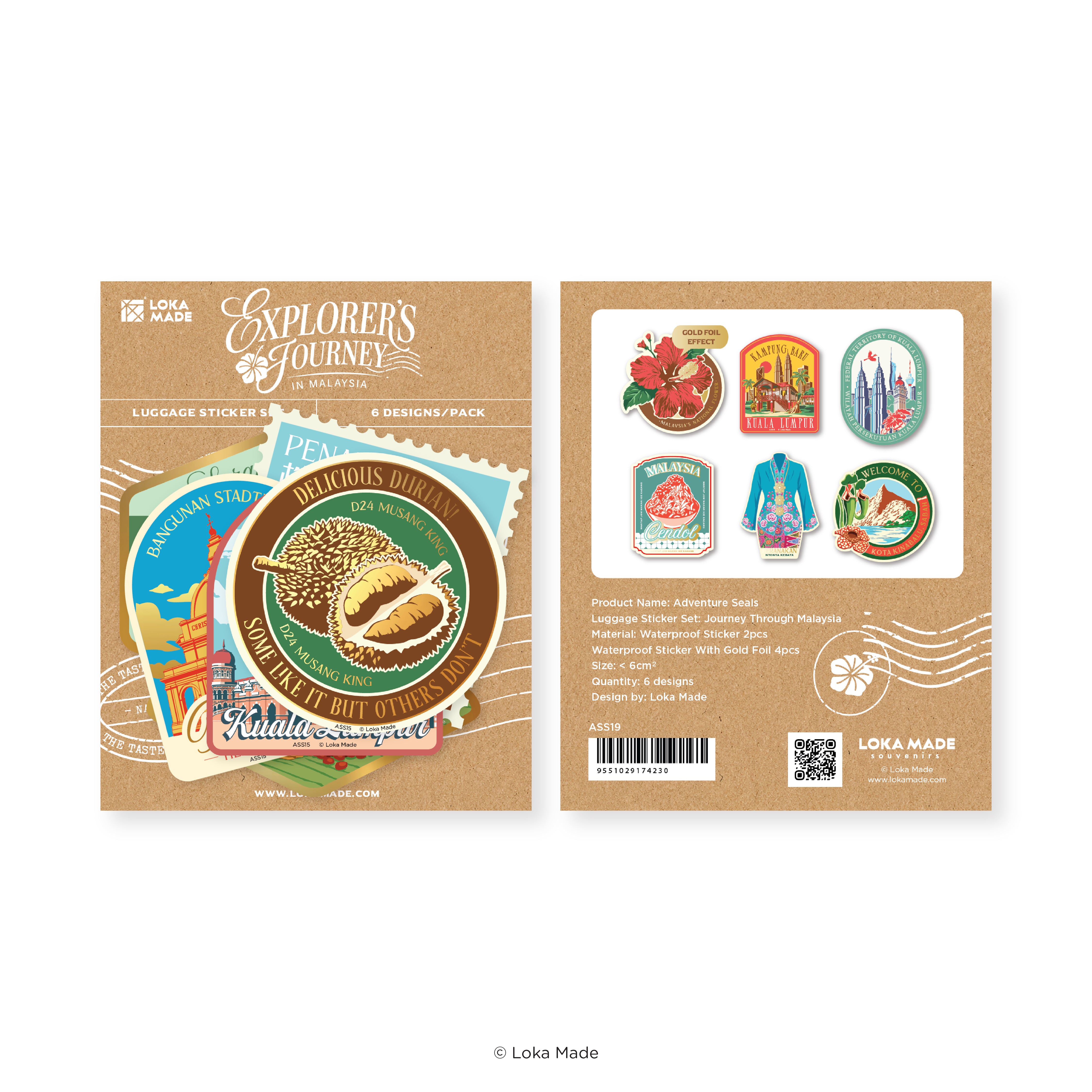 Explorer's Journey 'Discover' - Waterproof Sticker