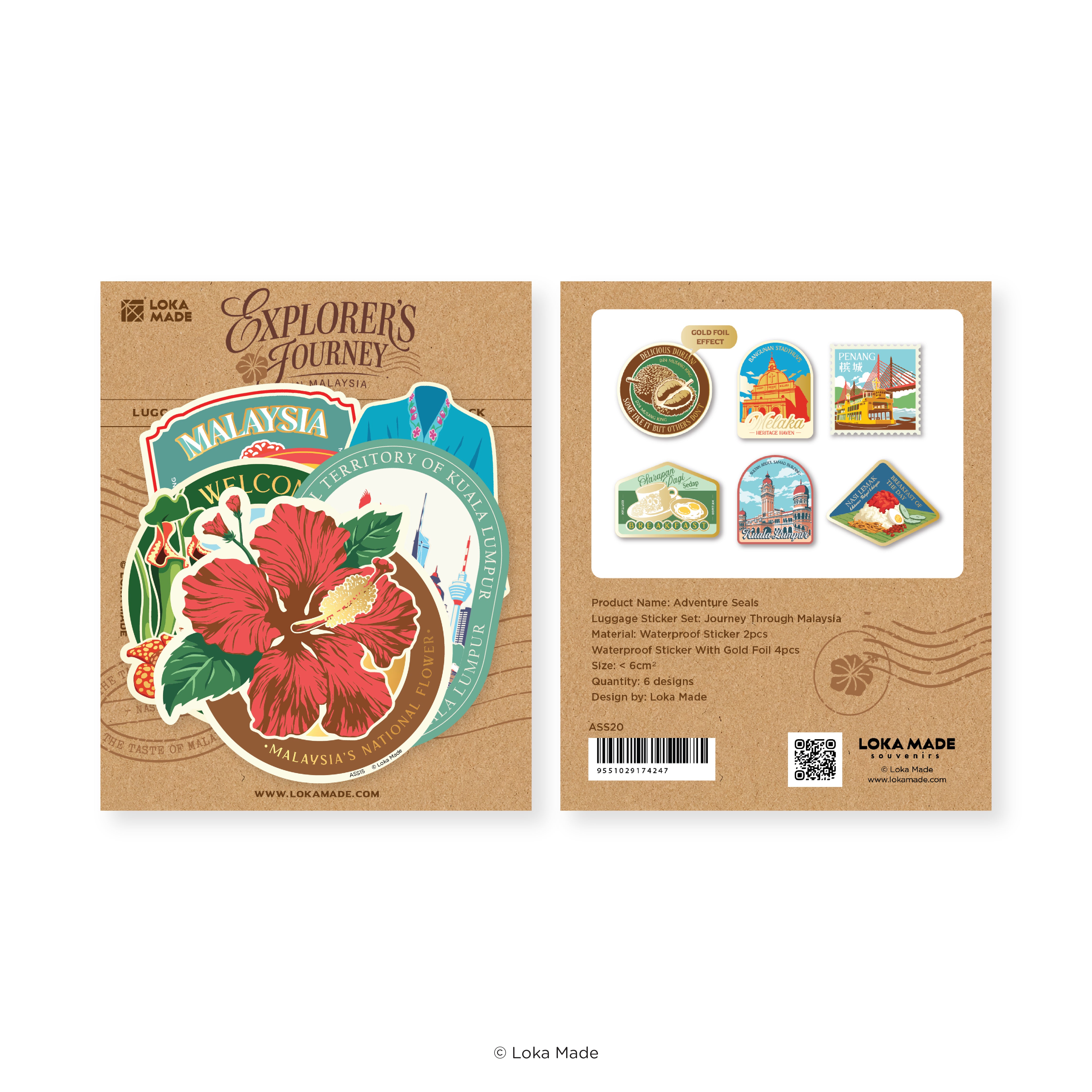 Explorer's Journey 'Experience' - Waterproof Sticker