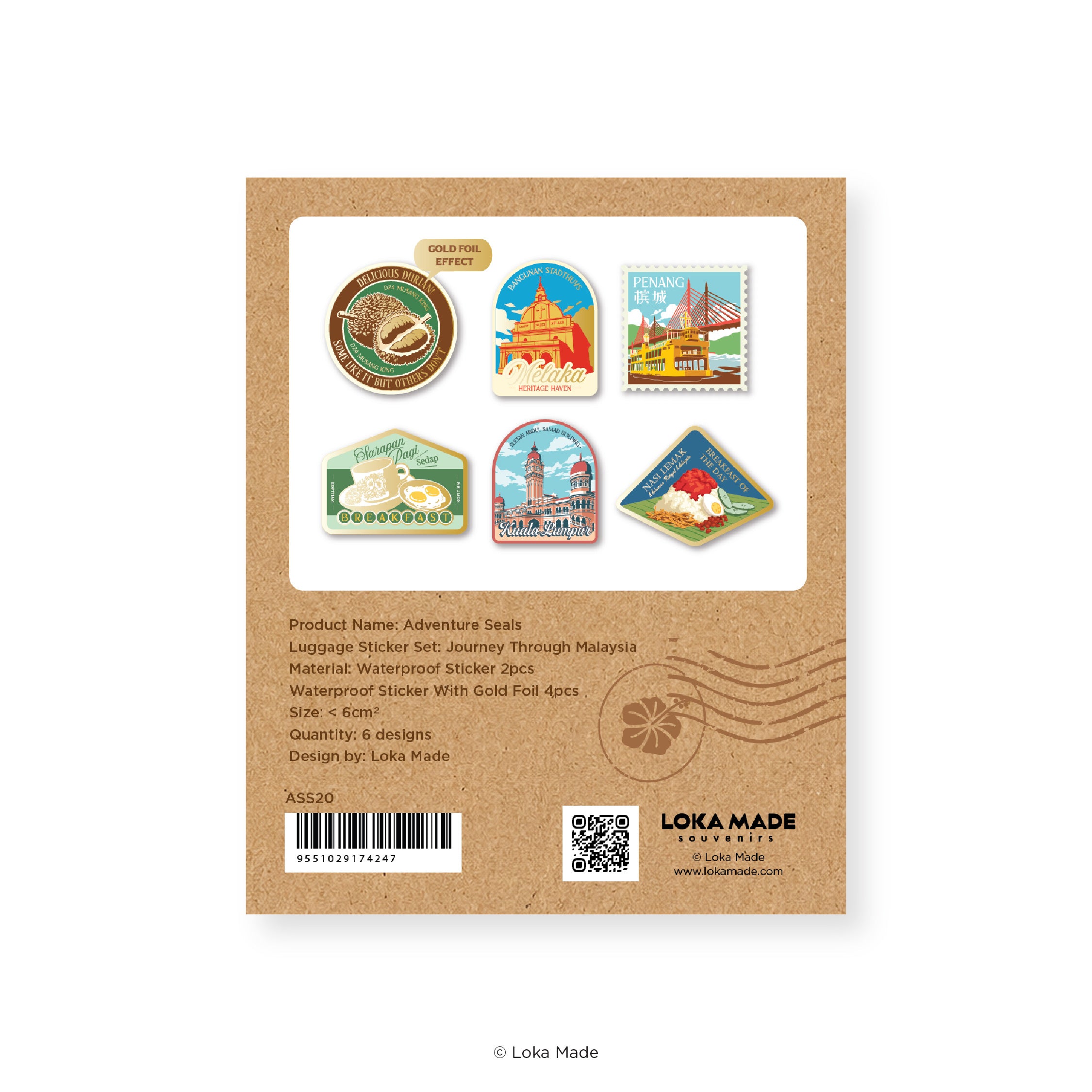 Explorer's Journey 'Experience' - Waterproof Sticker