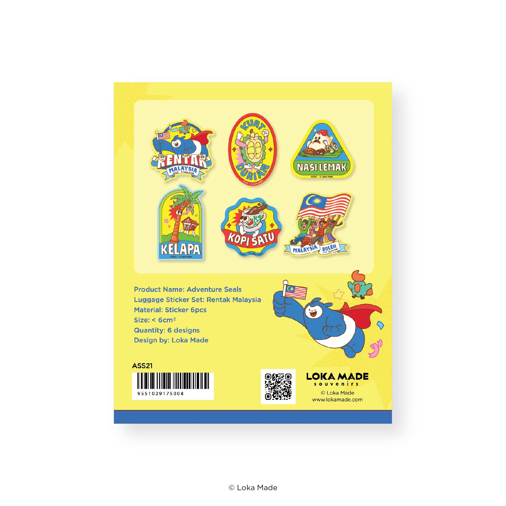 Rentak Malaysia - Waterproof Sticker