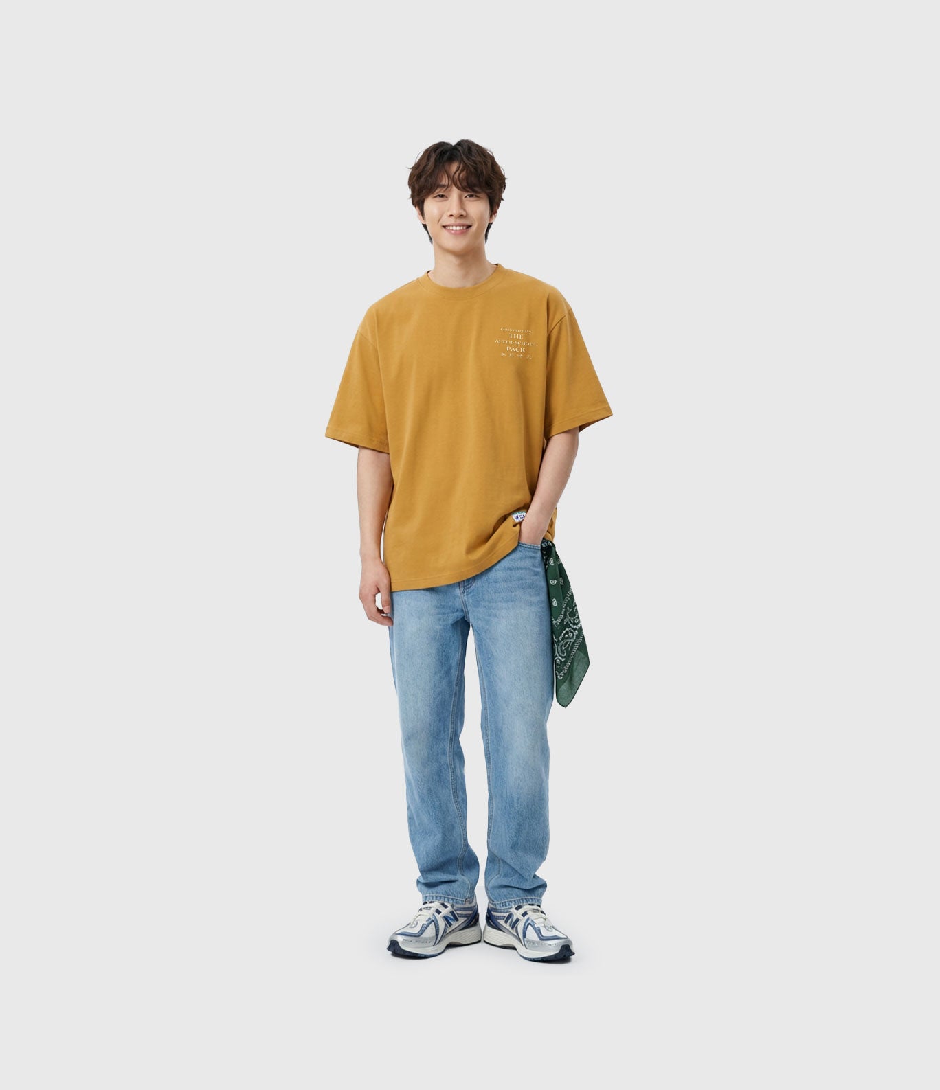 Oxwhite x Loka Made CNY Good Old Days Tee: The After School Pack (Mustard)