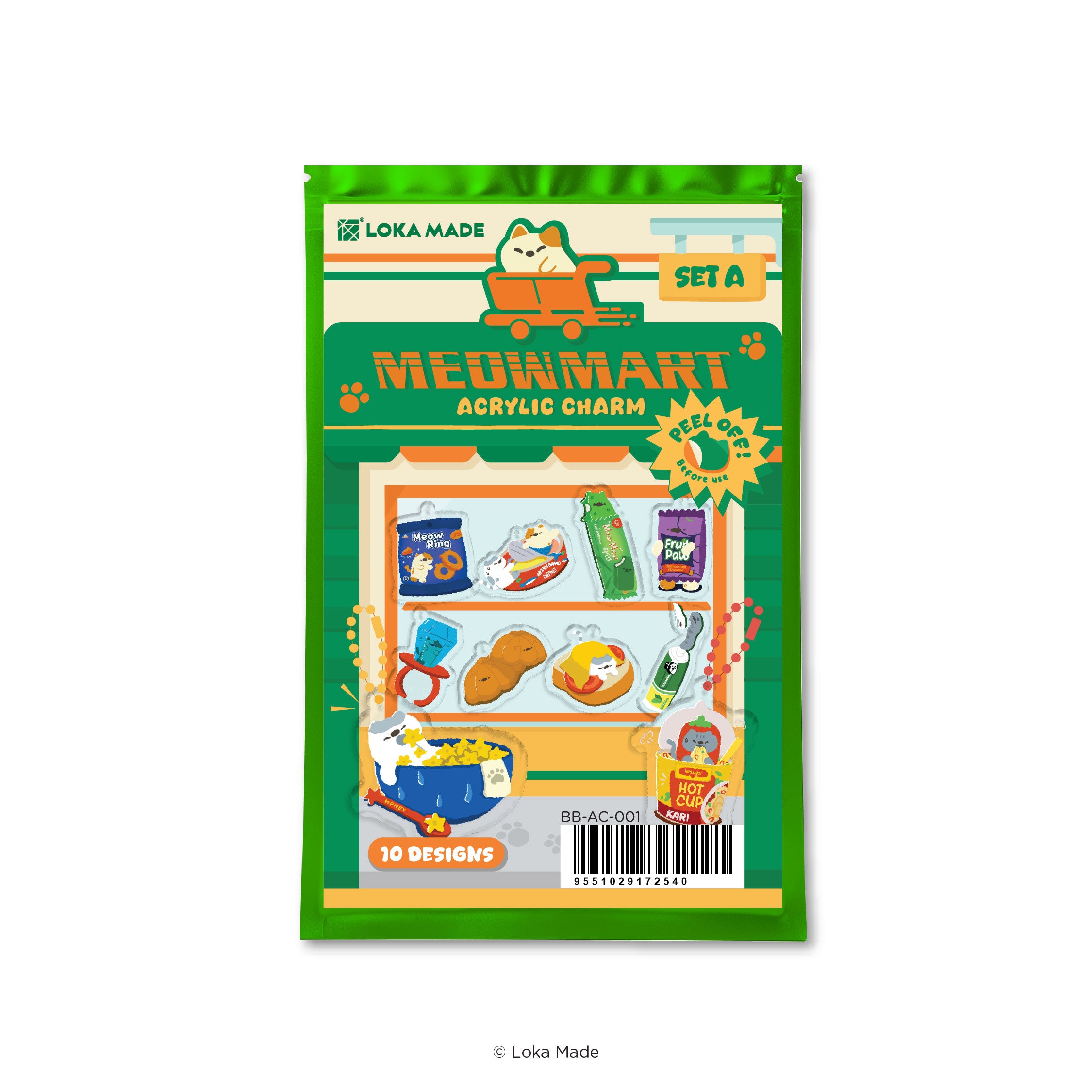 Meowmart Acrylic Charm Set A - Blind Bag
