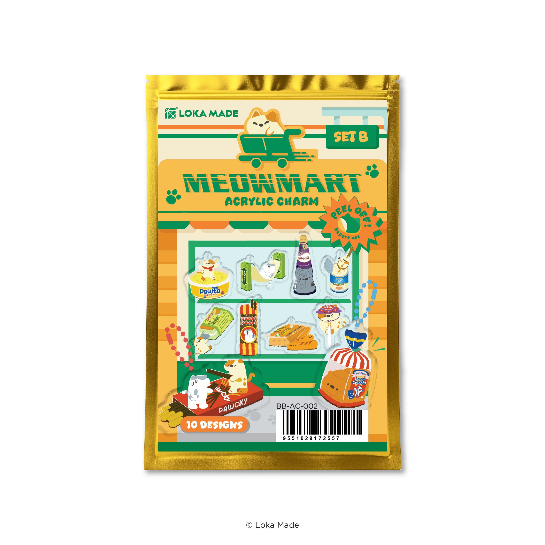 Meowmart Acrylic Charm Set B - Blind Bag