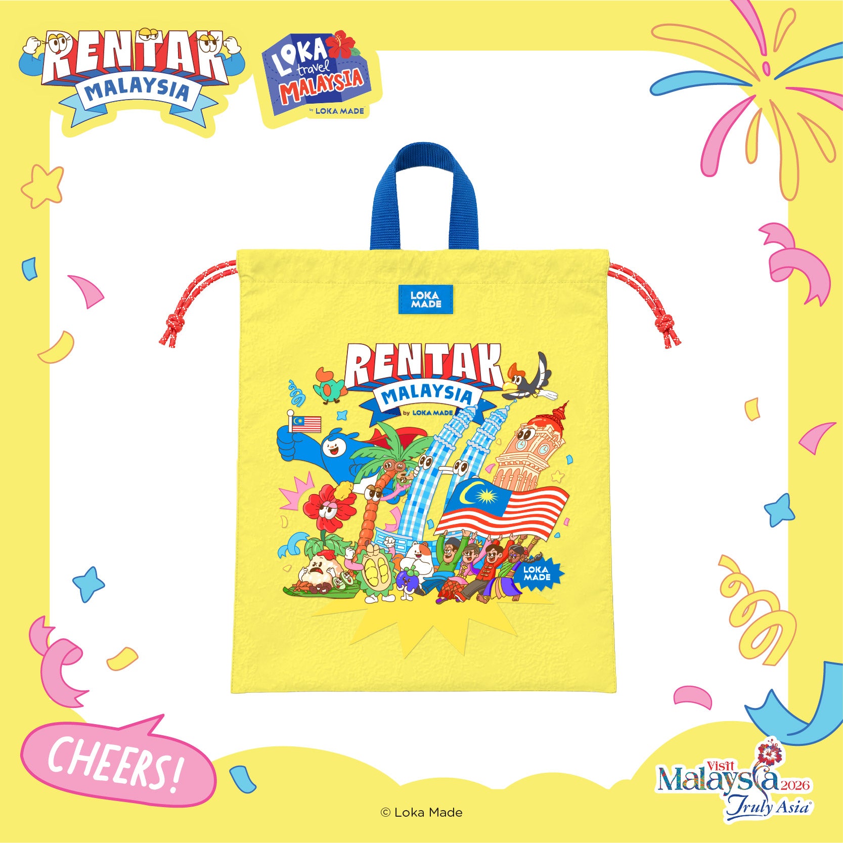 Rentak Malaysia - Drawstring Bag