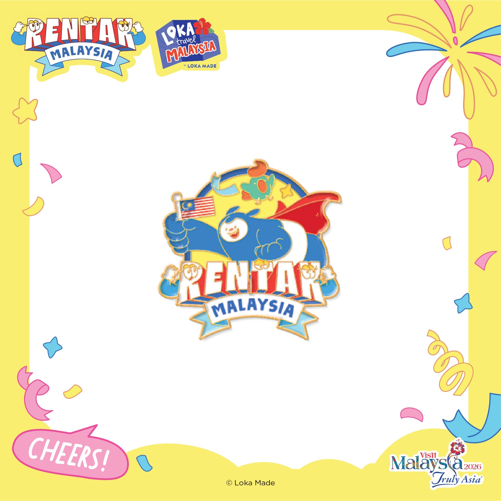 Rentak Malaysia: Loka - Enamel Pin